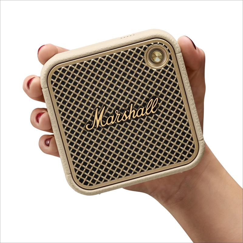 Alto-falante portátil Bluetooth Marshall Willen II Cream - Caixa
